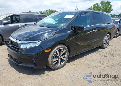 2023 Honda Odyssey Touring из США, поврежденный, VIN 5FNRL6H80PB013192
